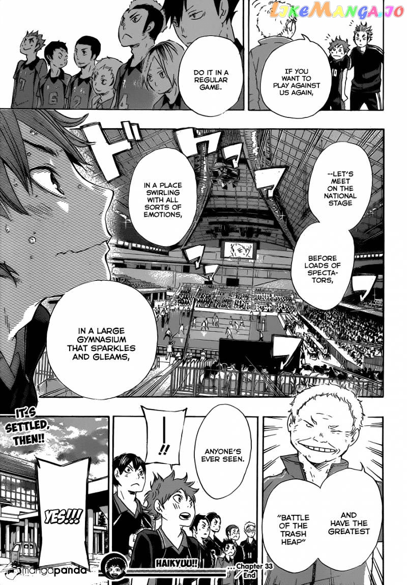 Haikyuu!!, Chapter 33 image 18